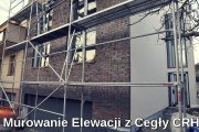 Murowanie elewacji z cegły klinkierowej